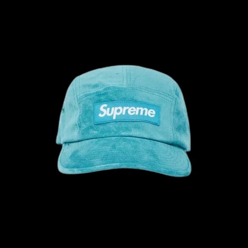Supreme Suede Camp Cap 'Teal'
