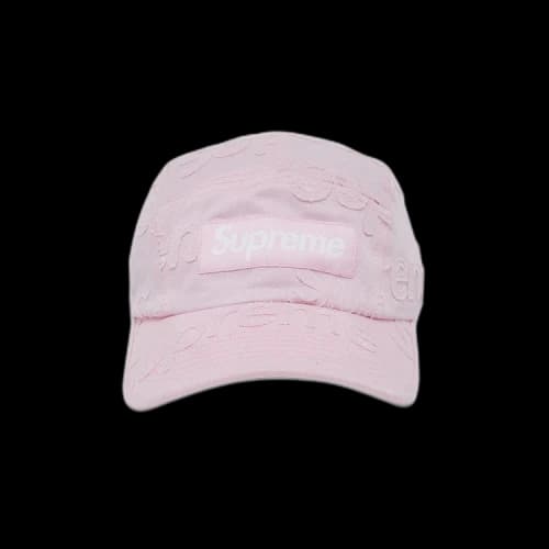 Supreme Lasered Twill Camp Cap 'Pink'