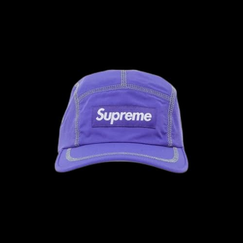 Supreme Reflective Stitch Camp Cap 'Purple'