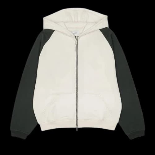 Rhude Boys Raglan Hoodie 'Off White/Black'