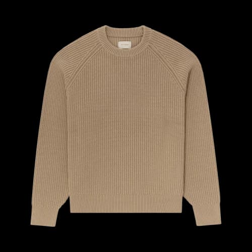 Aimé Leon Dore Shaker Stitch Crewneck Sweater 'South Beach'