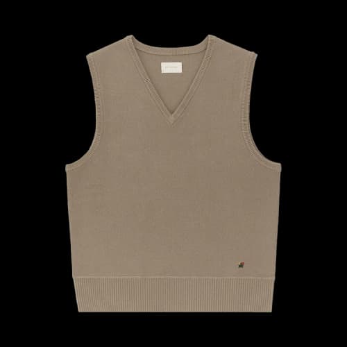 Aimé Leon Dore Knit V-Neck Vest 'Laurel Oak'
