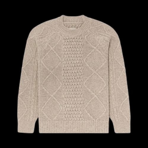 Aimé Leon Dore Cable Crewneck Sweater 'Oatmeal'