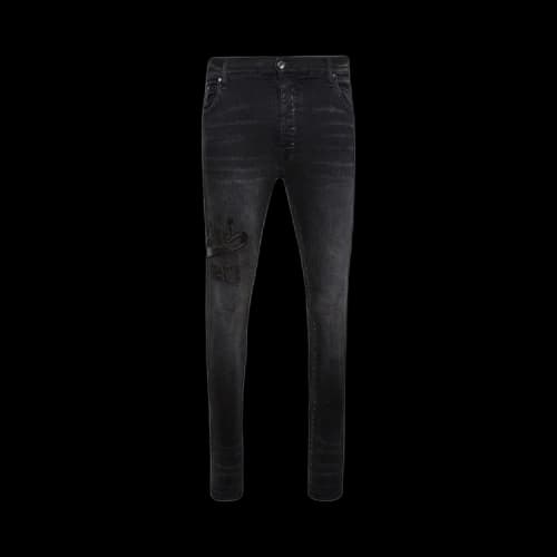 Amiri Varsity Applique Logo Jean 'Aged Black'