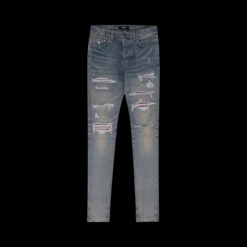 Amiri Crystal Thrasher Jean 'Blue'