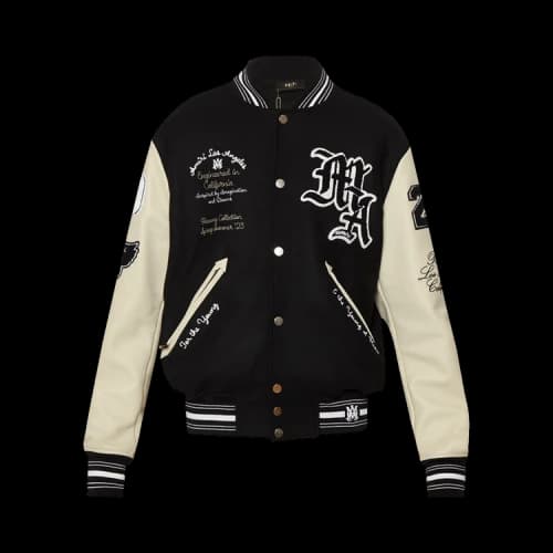 Amiri Oversized Varsity Jacket 'Black'