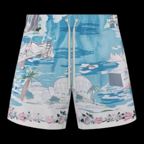 Amiri California Hawaiian Swim Trunks 'Multicolor'