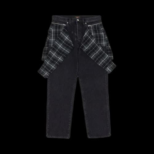 Supreme x UNDERCOVER Layered Jean 'Washed Black'