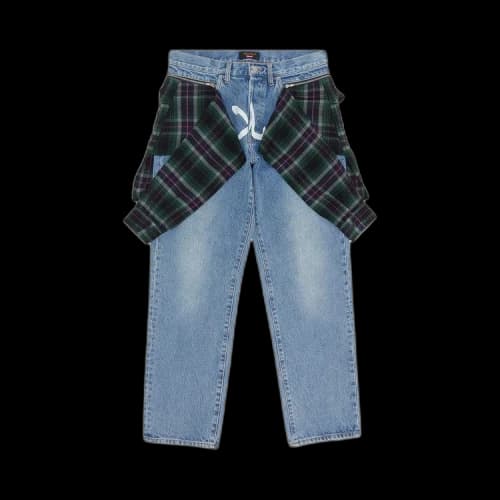 Supreme x UNDERCOVER Layered Jean 'Washed Indigo'