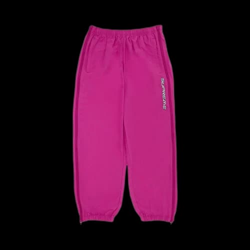 Supreme Full Zip Baggy Warm Up Pant 'Fuchsia'