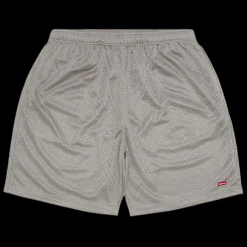 Supreme Small Box Baggy Mesh Short 'Grey'