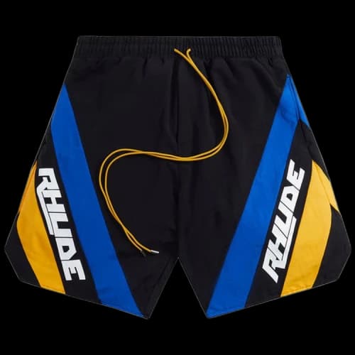 Rhude Hydro Short 'Black/Blue/Yellow'