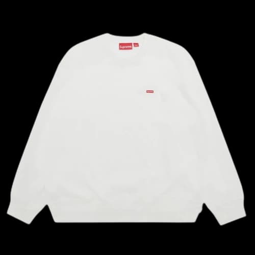 Supreme Small Box Crewneck 'White'