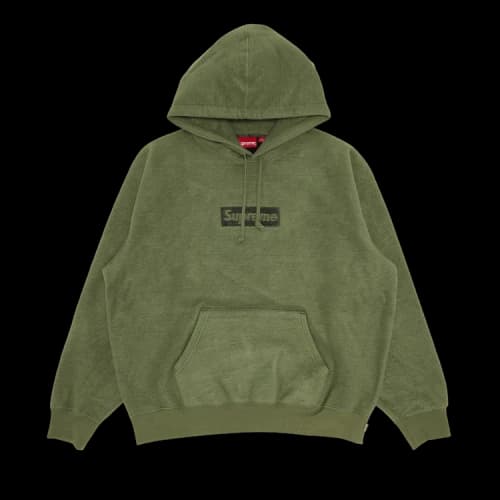 Supreme Inside Out Box Logo Hooded Sweatshirt 'Light Olive'