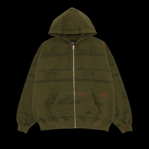 Supreme x UNDERCOVER Zip Up Hooded Sweatshirt 'Dark Olive'