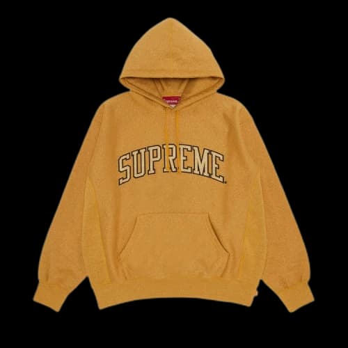 Supreme Glitter Arc Hooded Sweatshirt 'Gold'