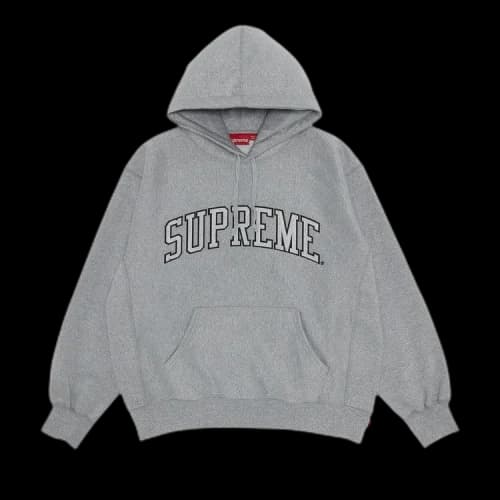 Supreme Glitter Arc Hooded Sweatshirt 'Grey'