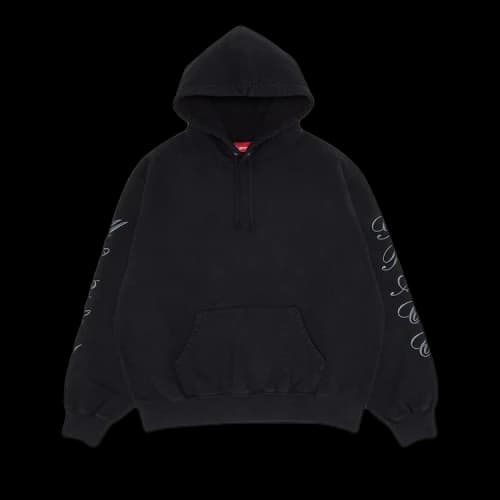 Supreme Patches Spiral Hooded Sweatshirt 'Black'