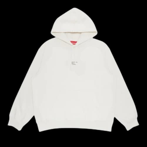 Supreme World Famous Micro Hooded Sweatshirt 'White'