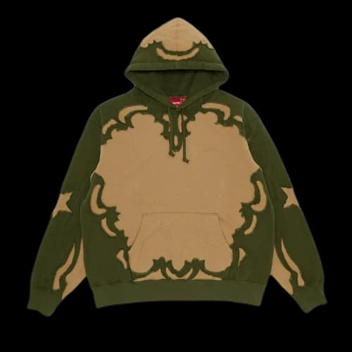 Supreme Western Cut Out Hooded Sweatshirt 'Dark Tan'