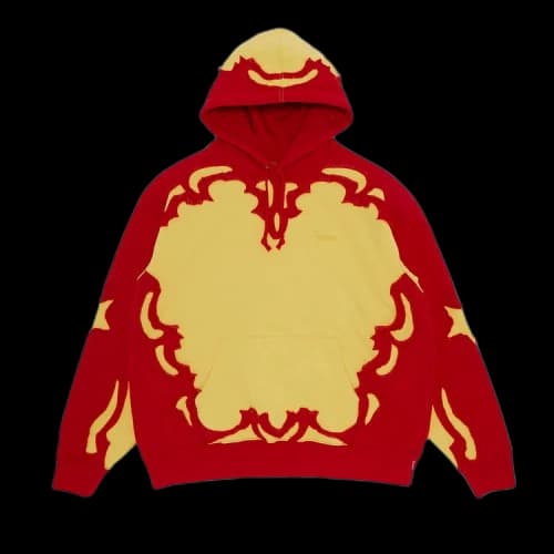 Supreme Western Cut Out Hooded Sweatshirt 'Gold'