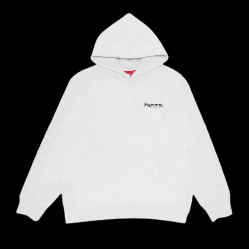 Supreme Worldwide Hooded Sweatshirt 'Ash Grey'