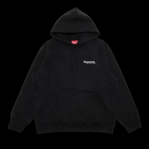 Supreme Worldwide Hooded Sweatshirt 'Black'