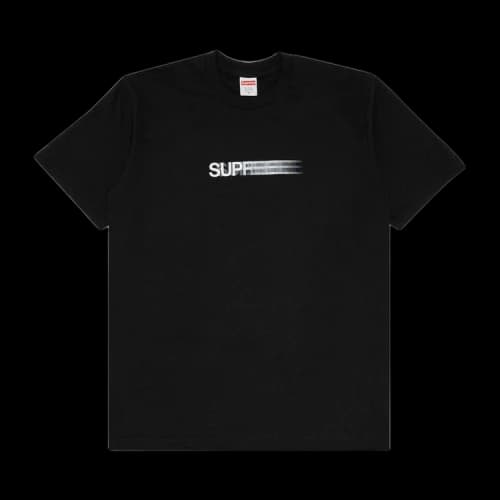 Supreme Motion Logo Tee 'Black'