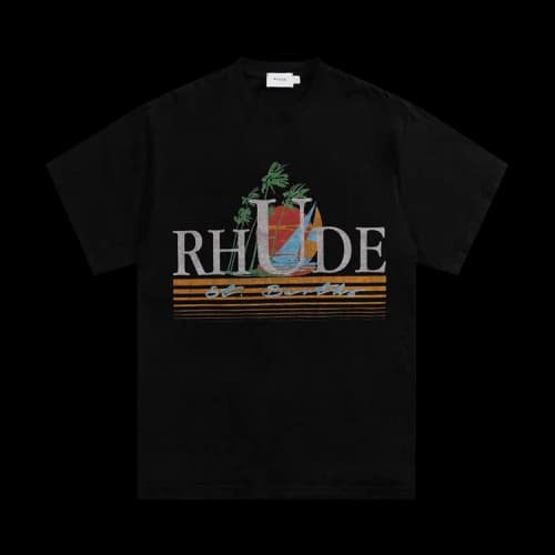 Rhude Tropics Tee 'Vintage Black'