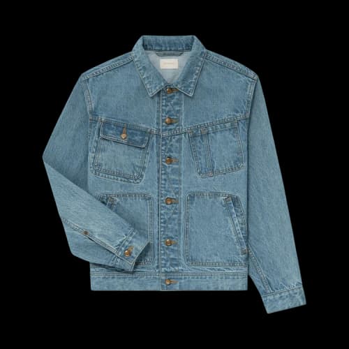 Aimé Leon Dore Japanese Selvedge Denim Jacket 'Light Wash'
