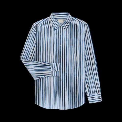 Aimé Leon Dore Watercolor Shirt 'Painted Stripe'