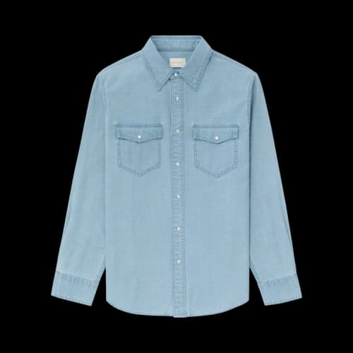 Aimé Leon Dore Chambray Snap Shirt 'Light Chambray'