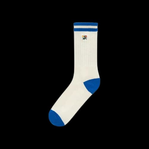 Aimé Leon Dore Striped Crest Sock 'Royal Blue'