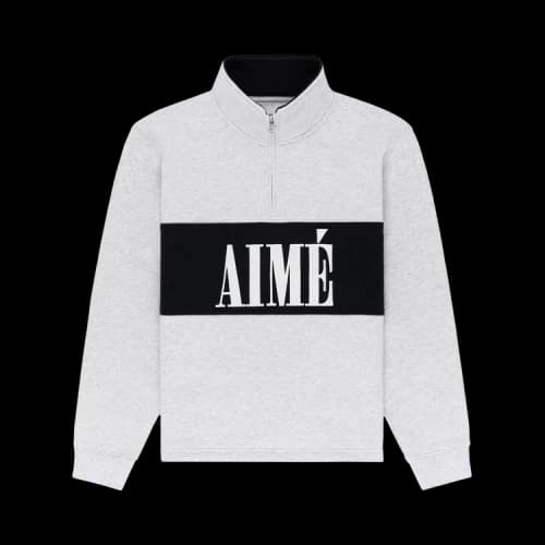Aimé Leon Dore Quarter Zip Pullover 'Silver Mix'