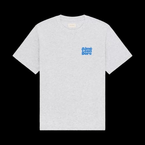 Aimé Leon Dore Stacked Logo Tee 'Silver Mix'