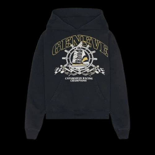 Rhude Geneve Catamaran Hoodie 'Vintage Black'