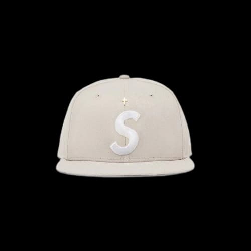 Supreme Gold Cross S Logo New Era 'Stone'