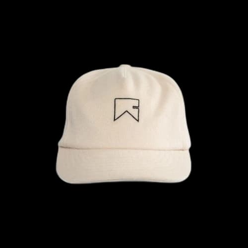 Rhude Cashmere Chevron Logo Hat 'Cream'
