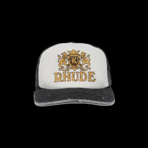 Rhude Structured Hat 3 'Black/Cream'