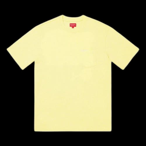 Supreme Short-Sleeve Pocket Tee 'Yellow'