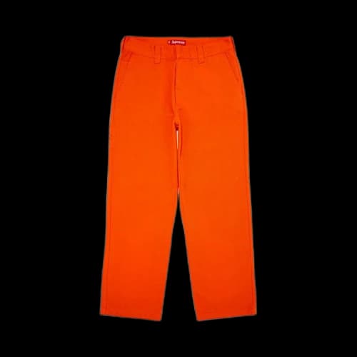 Supreme x Toy Machine Work Pant 'Bright Orange'
