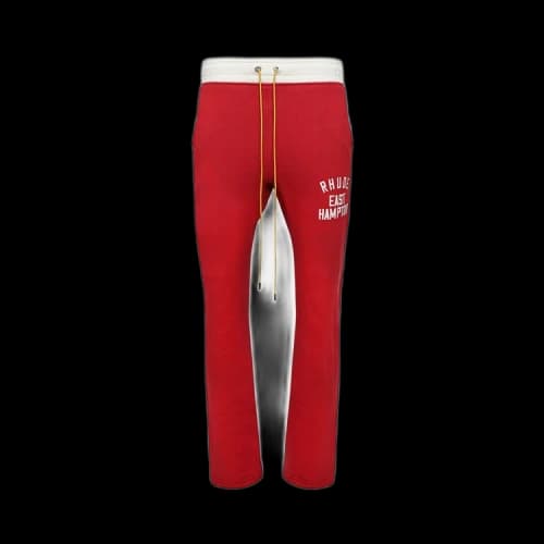 Rhude East Hampton Sweatpant 'Red/Cream'