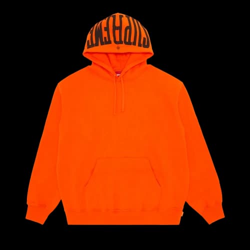 Supreme Warm Up Hooded Sweatshirt 'Bright Orange'