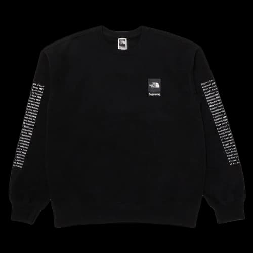 Supreme x The North Face Crewneck 'Black'