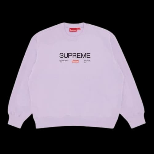 Supreme Established Crewneck 'Violet'
