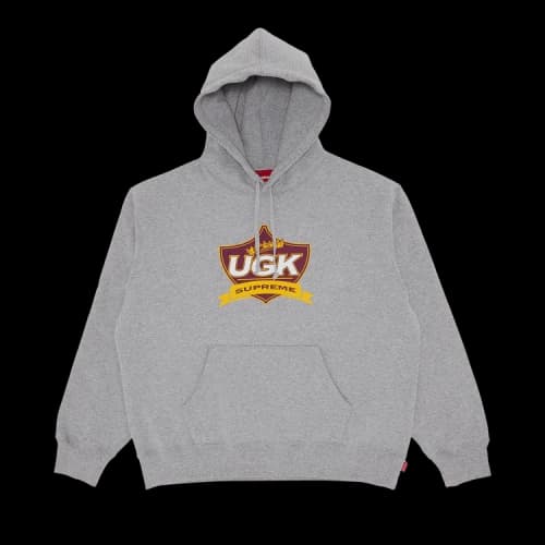 Supreme UGK Hooded Sweatshirt 'Heather Grey'