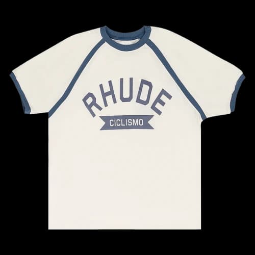 Rhude Cyclin Raglan T-Shirt 'White'
