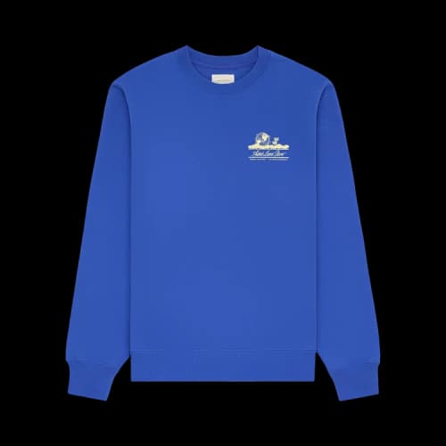 Aimé Leon Dore Unisphere Crewneck Sweatshirt 'Amparo Blue'