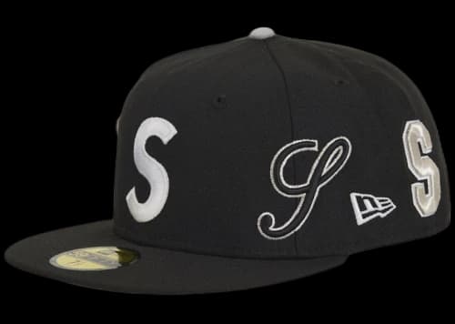Supreme Multi S Logo New Era 59Fifty Fitted Hat Black