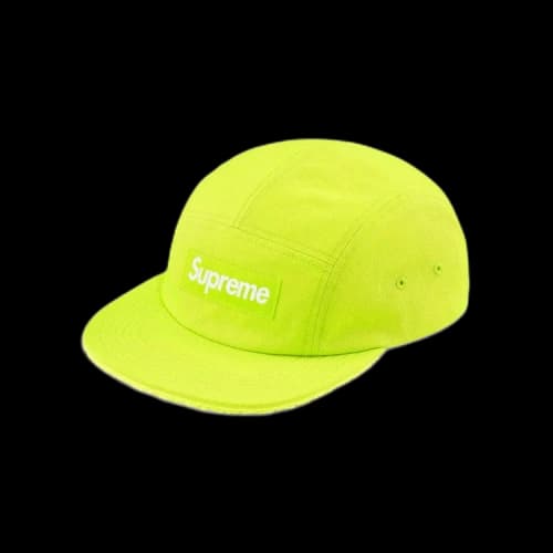 Supreme Reversible Terry Camp Cap 'Fluorescent Yellow'